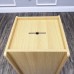 FixtureDisplays® Wood (MDF Veneer) Donation Box Tithing Box Fundraising Stand 13155